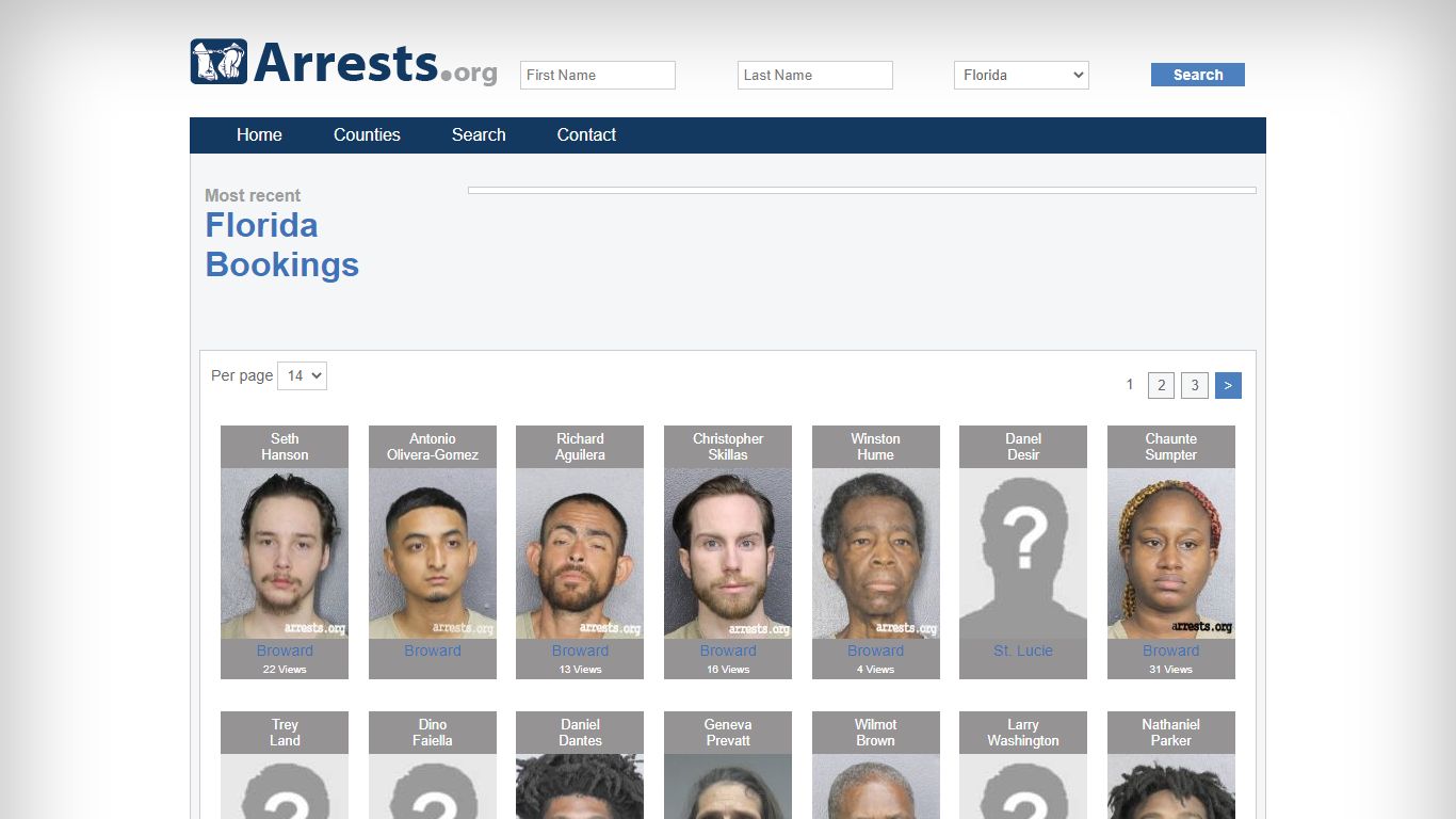 Florida Arrests and Inmate Search